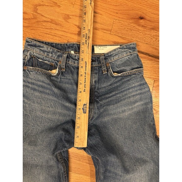 rag & bone Alissa High-Rise Cropped Barrel Wide Leg Jeans Size 27 Denim Casual - Picture 6 of 10
